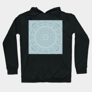 Mandala - Soft Turquoise Hoodie